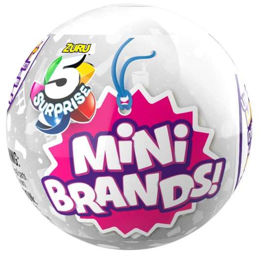 5 Surprise Leksaksmat Mini Brands Balls Zuro Alive