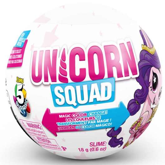 5 Surprises Unicorn Squad S7 Ć–verraskning Boll