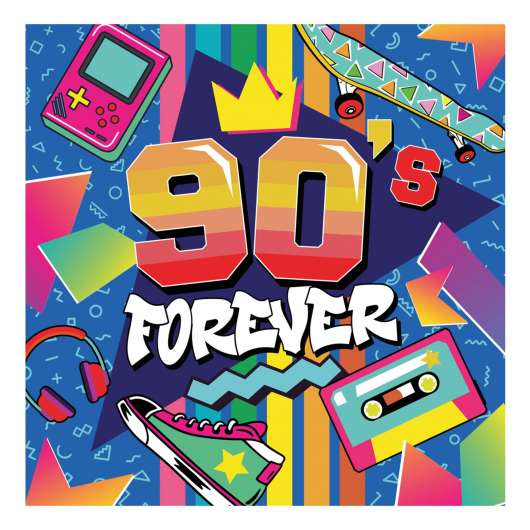90s Forever Servetter - 12-pack