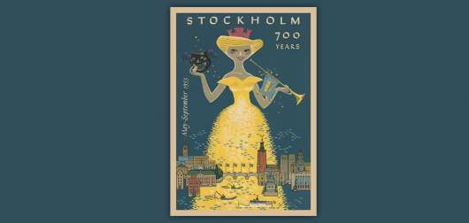 Affisch Stockholm 700 år 50x70