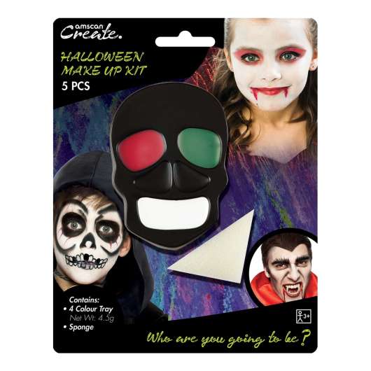 Ansiktsfärg Kit Halloween