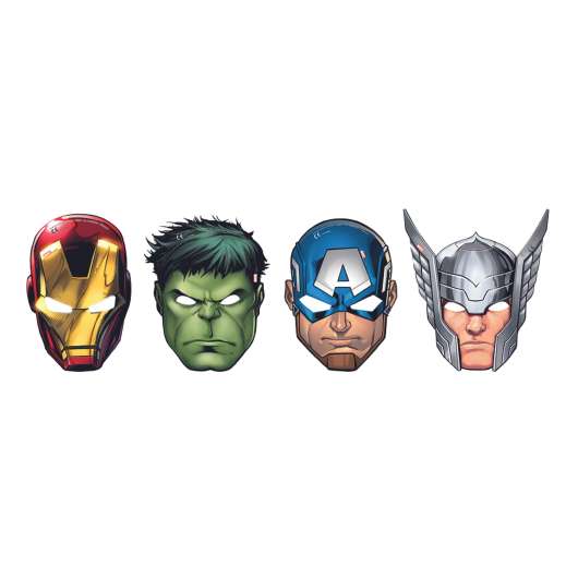 Ansiktsmasker Avengers - 6-pack