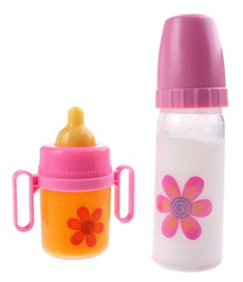 Baby Rose Juiceflaska och nappflaska