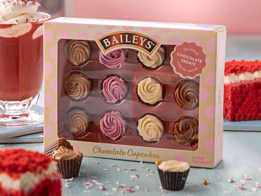 Baileys Cupcakes Chokladask