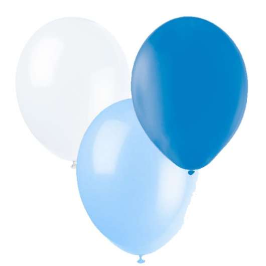 Ballonger Blå, Ljusblå,Vit