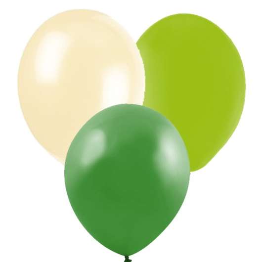 Ballonger Grön, Lime, Cream