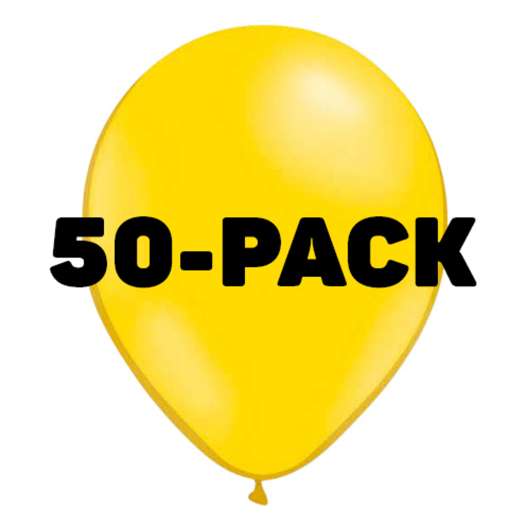 Ballonger Gula - 50-pack