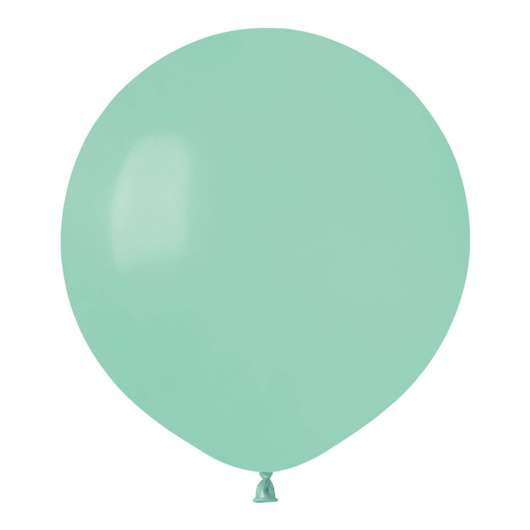 Ballonger Mintgrön Runda Stora - 10-pack