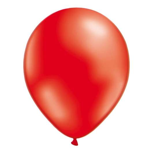 Ballonger Röda Metallic - 100-pack