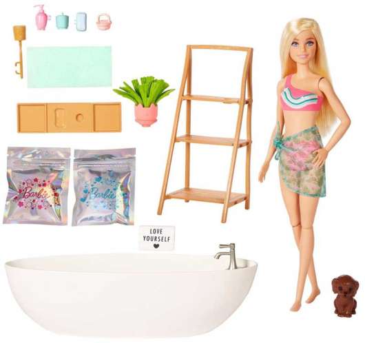Barbie Badkar Confetti Tvål med tillbehör lekset