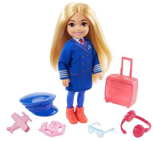 Barbie Chelsea Pilot KarriĆ¤r Docka