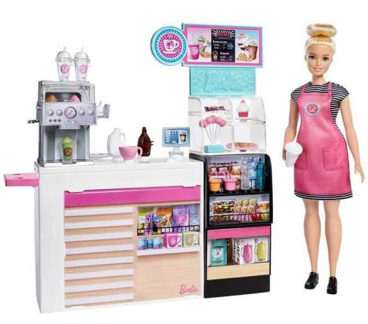 Barbie Coffee Shop Barista Curvy Doll