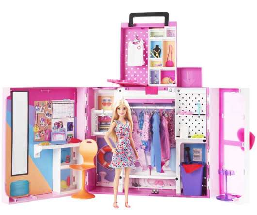 Barbie docka ingår Dream Closet Garderob
