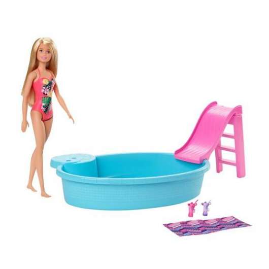 Barbie, Docka och pool
