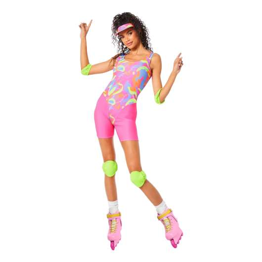 Barbie på Rullskridskor Maskeraddräkt - Large
