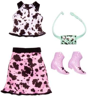BarbieklĆ¤der Fashion Pink and black complete look HJT18
