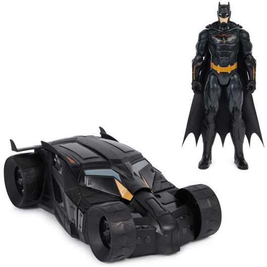 Batman Batmobile 30 cm med figur DC Comics