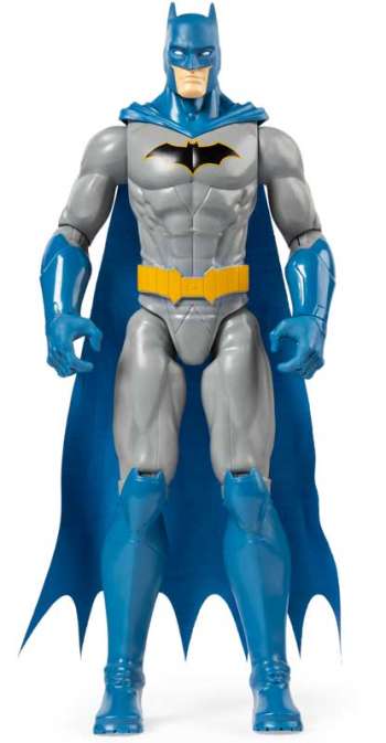 Batman Figur i grå och blå dräkt DC Comics 30 cm