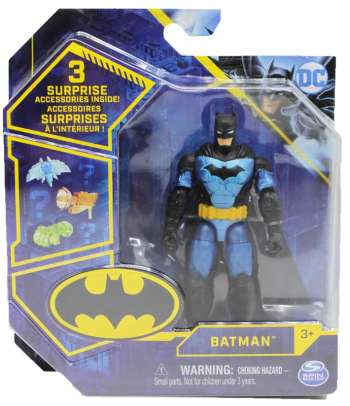 Batman Figur med 3 st. överraskningar 10 cm DC Comics
