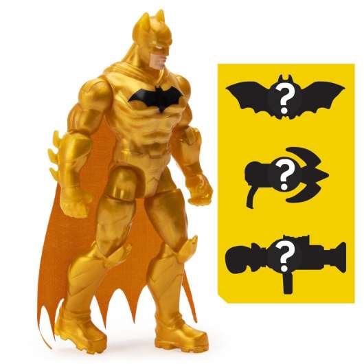 Batman Guld Figur med tillbehör 10 cm DC Comics