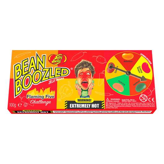 Bean Boozled Flaming Five Spinner Gift Box - 100 gram