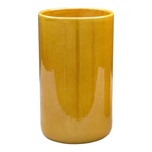 Bergs Potter - Oak Vas 35 cm Gul amber