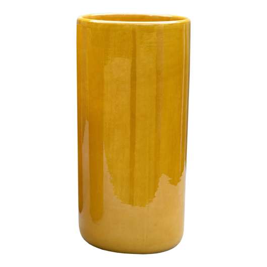 Bergs Potter - Oak Vas 40 cm Gul amber