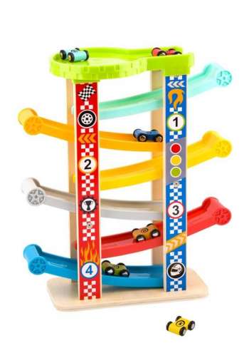 Bilbana för barn 7 våningsplan Tooky Toy