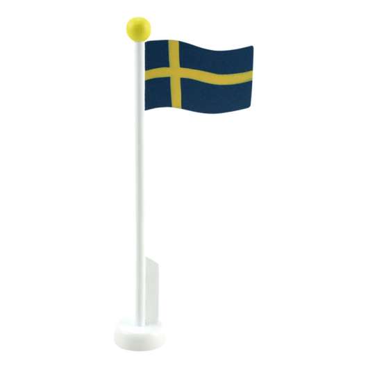 Bordsflagga Sverige Trä