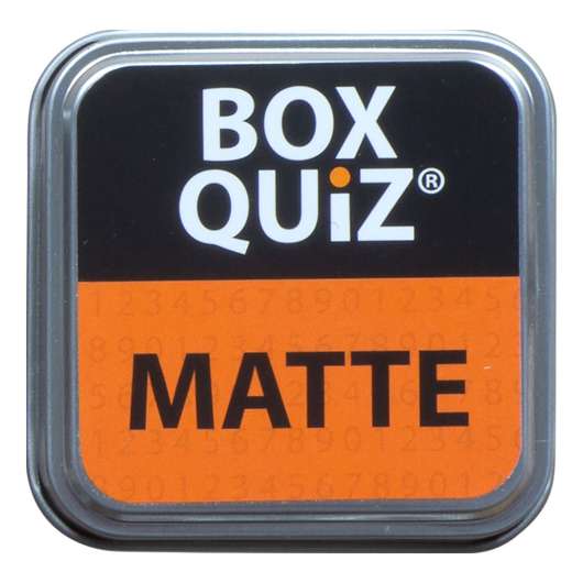 Box Quiz Frågespel - Matte