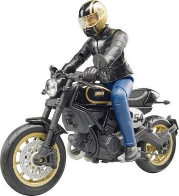 Bruder Scrambler Ducati Cafe Racer med figur 63050