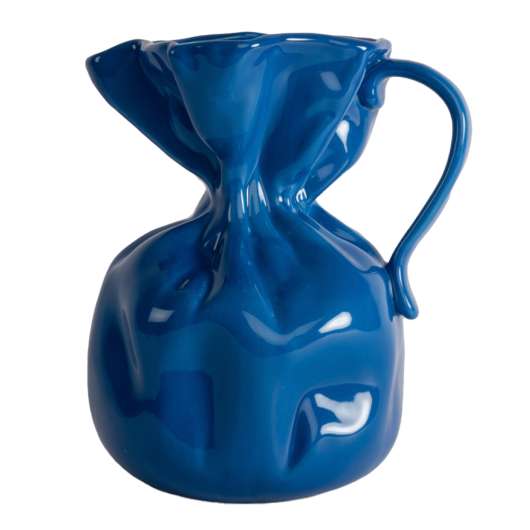 Byon - Crumple Vas 23,5x17x26 cm Mulit blå