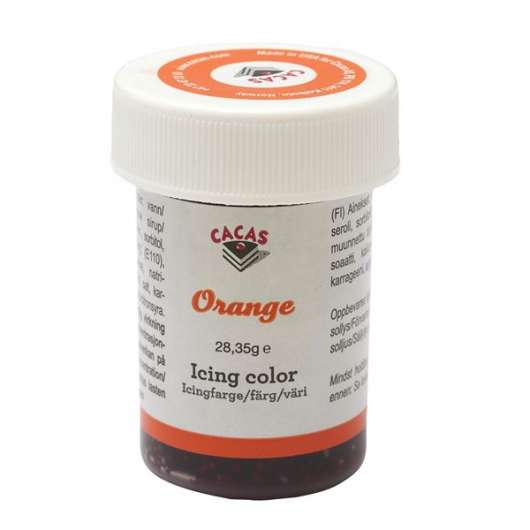 Cacas - Icingfärg 28,35G Orange