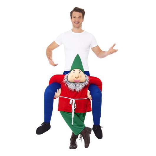 Carry Me Gnome Maskeraddräkt - One size