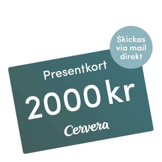 Cervera - Presentkort 2000 kr Digitalt
