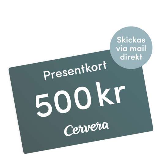 Cervera - Presentkort 500 kr Digitalt