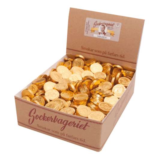 Chokladmynt Svenska Tiokronor i Kartong - 550-pack