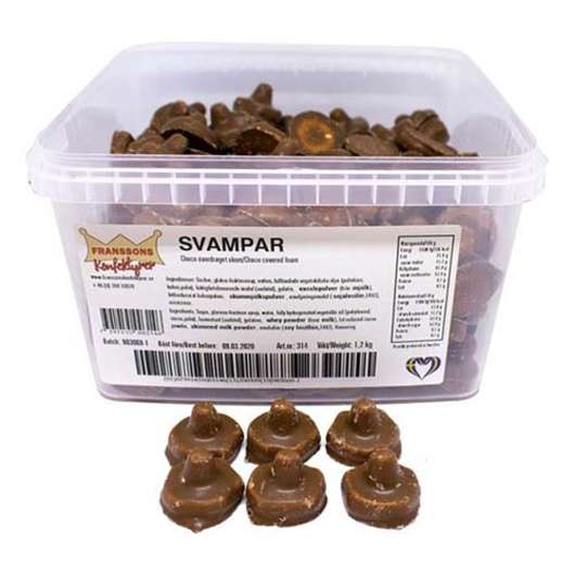 Chokladsvamp Lösvikt i Burk - 1.2 kg