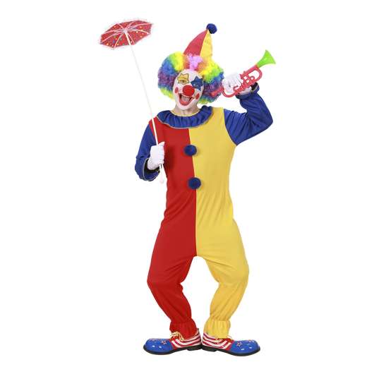 Clown Barn Maskeraddräkt - Medium