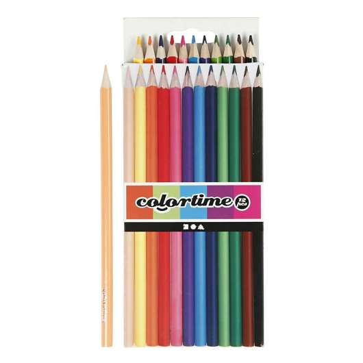 Colortime Färgblyerts - 12-pack