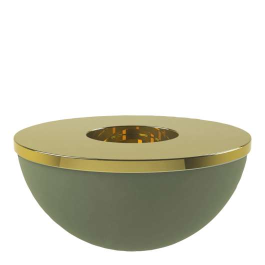 Cooee - Light Bowl Ljushållare/skål 8 cm Svart/Silver