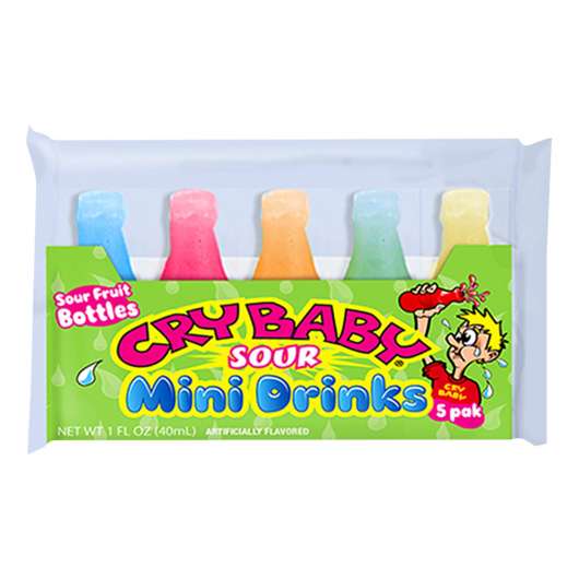 Cry Baby Sour Wax Bottles - 39 gram