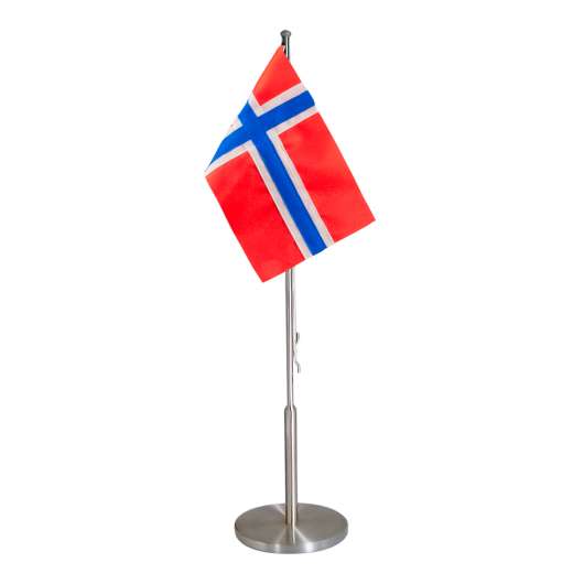 Dacapo Silver - Flaggstång Norsk Flagga 40 cm