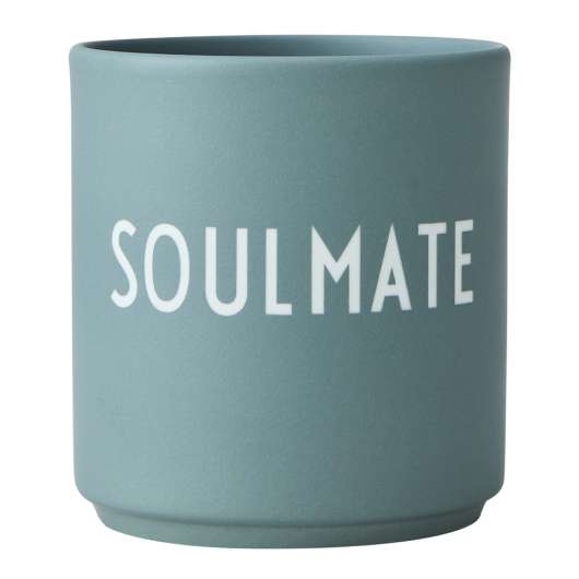 Design Letters - Favourite Cup Soulmates Ljusgrön