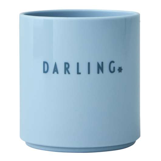 Design Letters - Mini Favourite Mugg 17,5 cl Darling Ljusblå