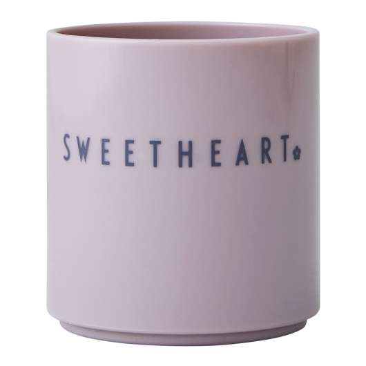 Design Letters - Mini Favourite Mugg 17,5 cl Sweetheart Lavendel
