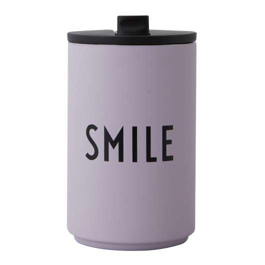 Design Letters - To Go Termosmugg Smile Lavendel