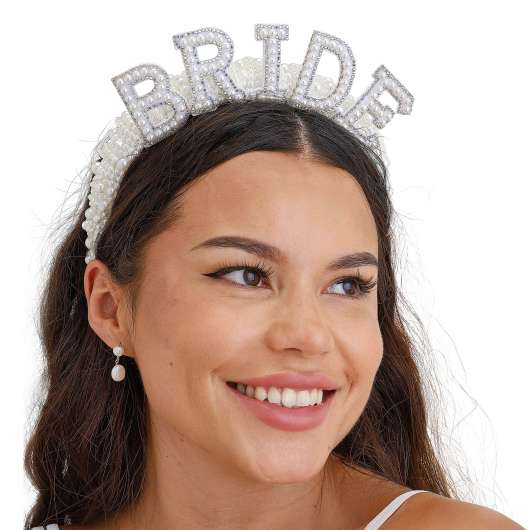 Diadem Bride med Pärlor - One size