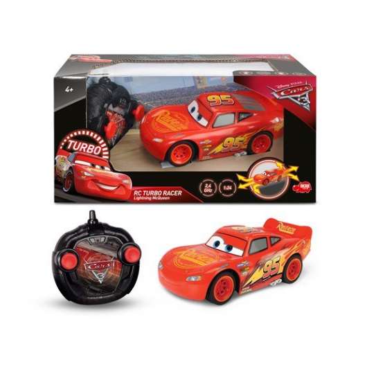 Dickie Toys Disney Cars 3, R/C Lightning McQueen 1:24