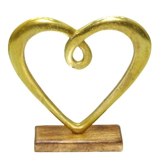 Dorre - Dorre Hedy Skulptur Hjärta 23 cm Guld